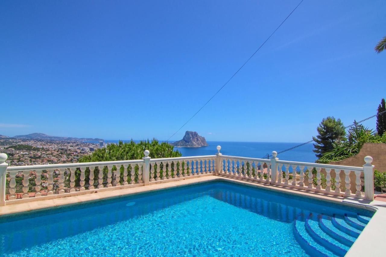 Villa Con Piscina Y Vistas Al Mar - Mar 27 H Calp Exterior foto