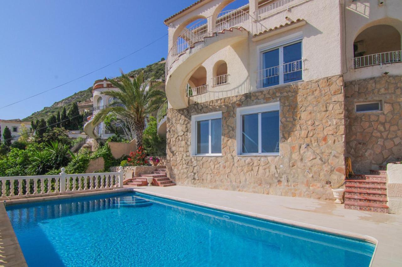 Villa Con Piscina Y Vistas Al Mar - Mar 27 H Calp Exterior foto