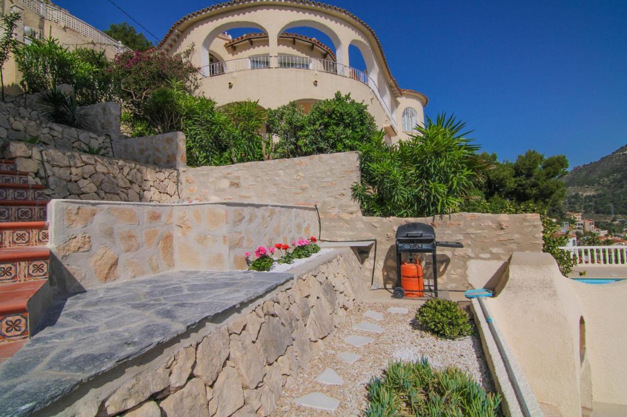 Villa Con Piscina Y Vistas Al Mar - Mar 27 H Calp Exterior foto